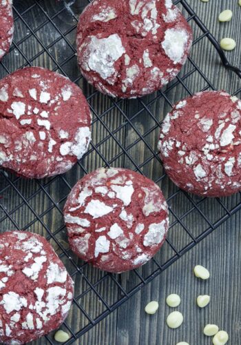 Recipe Red Velvet Crinkle Cookies